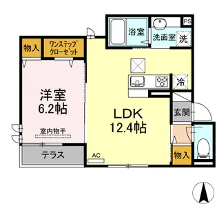 サンモール クレスト【1階】の間取り