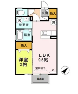 さくら壱番館【1階】の間取り