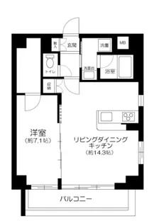ウィスタリア調布【605号室】の間取り