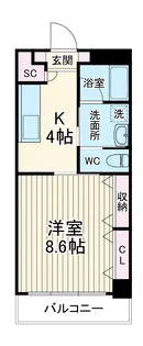 サンデュール藤が丘【5階】の間取り