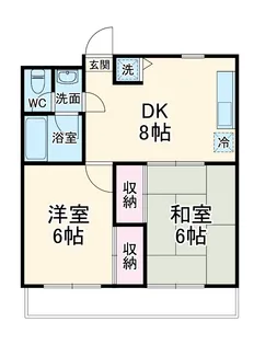 マンションエナジー【402号室】の間取り