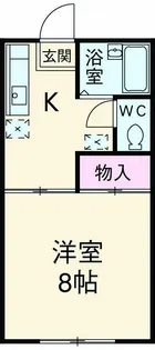 ハイツグリーンゲーブルスⅡ【1階】の間取り