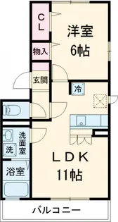 グランシャリオ【1階】の間取り