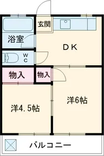 コーポ遠藤【101号室】の間取り