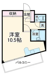 セントラルルミナス【1階】の間取り