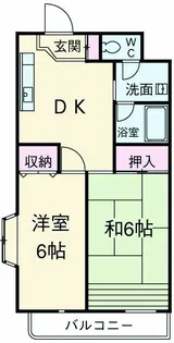 いづみマンション一ツ橋【3階】の間取り