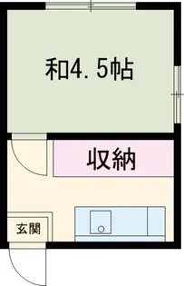 佐藤荘【206号室】の間取り