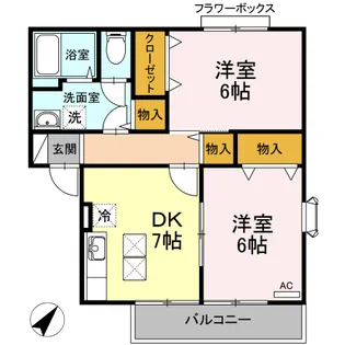 ガーデンヒル【1階】の間取り
