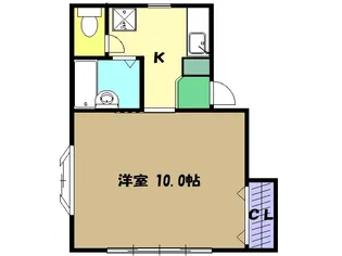 コーワ・25【102号室】の間取り