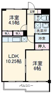 グランドール大幸Ⅱ【1階】の間取り
