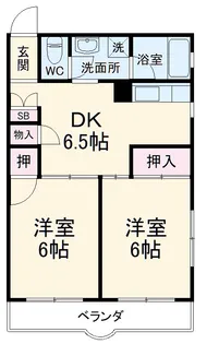 菅マンション【3階】の間取り