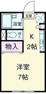 パセオボナール【103号室】の間取り