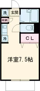 パセオボナール【105号室】の間取り