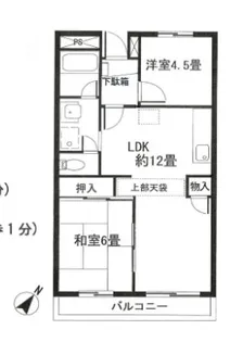 第2旭マンション【2階】の間取り