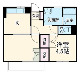 ブリッジ高津【405号室】の間取り