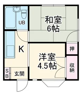 ジャパンハイツ【2階】の間取り