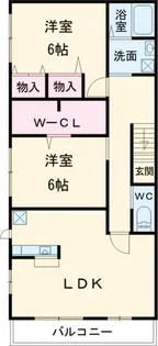 パルク京王八王子【3階】の間取り