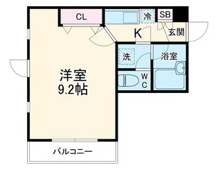 津田山フェアサイト【4-A号室】の間取り