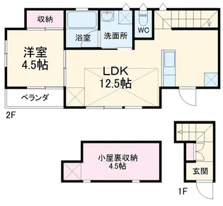 シンセイレジデンス瀬谷【201号室】の間取り