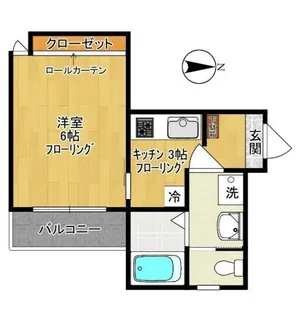 アムール・セイカ【1階】の間取り