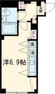 フローレンス立川【1階】の間取り