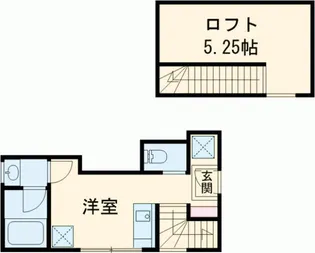 カーサパーシモン【West号室】の間取り