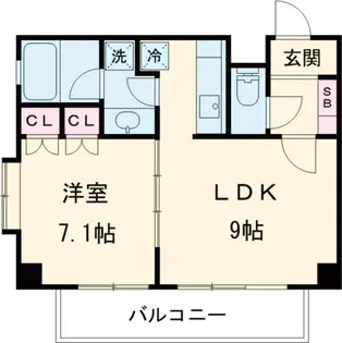 ガーデン中野【2階】の間取り