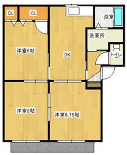 エスパシオB【2階】の間取り