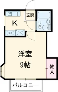 パールハイツ延原【102号室】の間取り