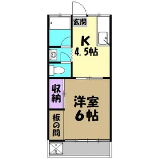 さくらハイツ【207号室】の間取り