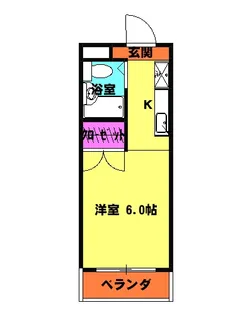 熊谷朝日第二ハイツ【7階】の間取り
