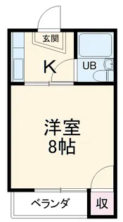 東栄コーポ【13号室】の間取り