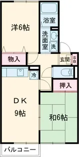 エスペランサ【202号室】の間取り