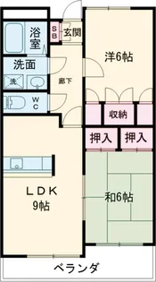 小林マンション【1階】の間取り