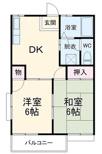 イーグルフォー【202号室】の間取り