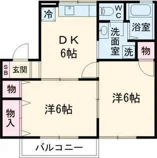 エリオッティ【2階】の間取り