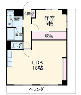 シャルマンコーポ高崎【609号室】の間取り