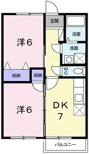 シティメゾンアライ2【1階】の間取り