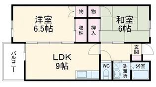 ハイツ篠崎Ⅰ【105号室】の間取り