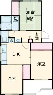 ティーハイム小笠原A【201号室】の間取り