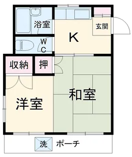 ロイヤルコーポ【1階】の間取り
