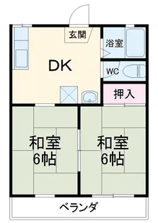 高木ハイツ【102号室】の間取り