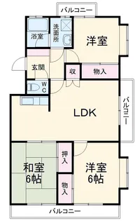 レジデンスY・S【201号室】の間取り