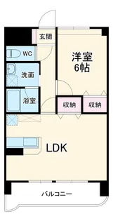 マンションエスポワール【4階】の間取り
