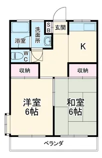 サーデンスコスモ【2階】の間取り