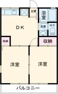 レトア上諏訪A【201号室】の間取り