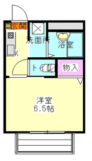シタラハイツⅡ【102号室】の間取り
