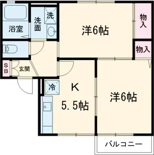 ヴィラ・エクセラン【103号室】の間取り