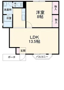 RKハイツB【101号室】の間取り