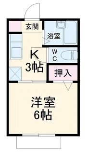 シティ・ヒルズ【102号室】の間取り